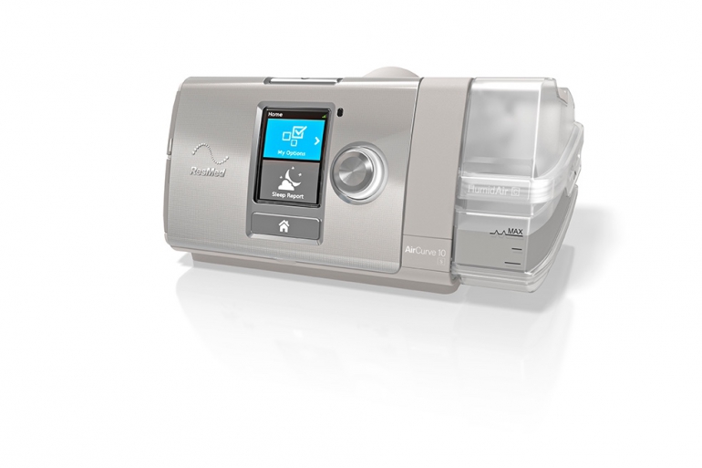 Photo of the AirCurve 10 VAuto from the side against a white background.