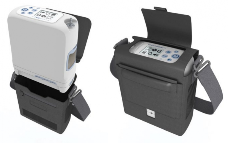 Photo of the Inogen System with accessories.