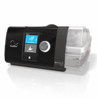 Photo of the AirSense 10 CPAP machine from the side view. thumbnail