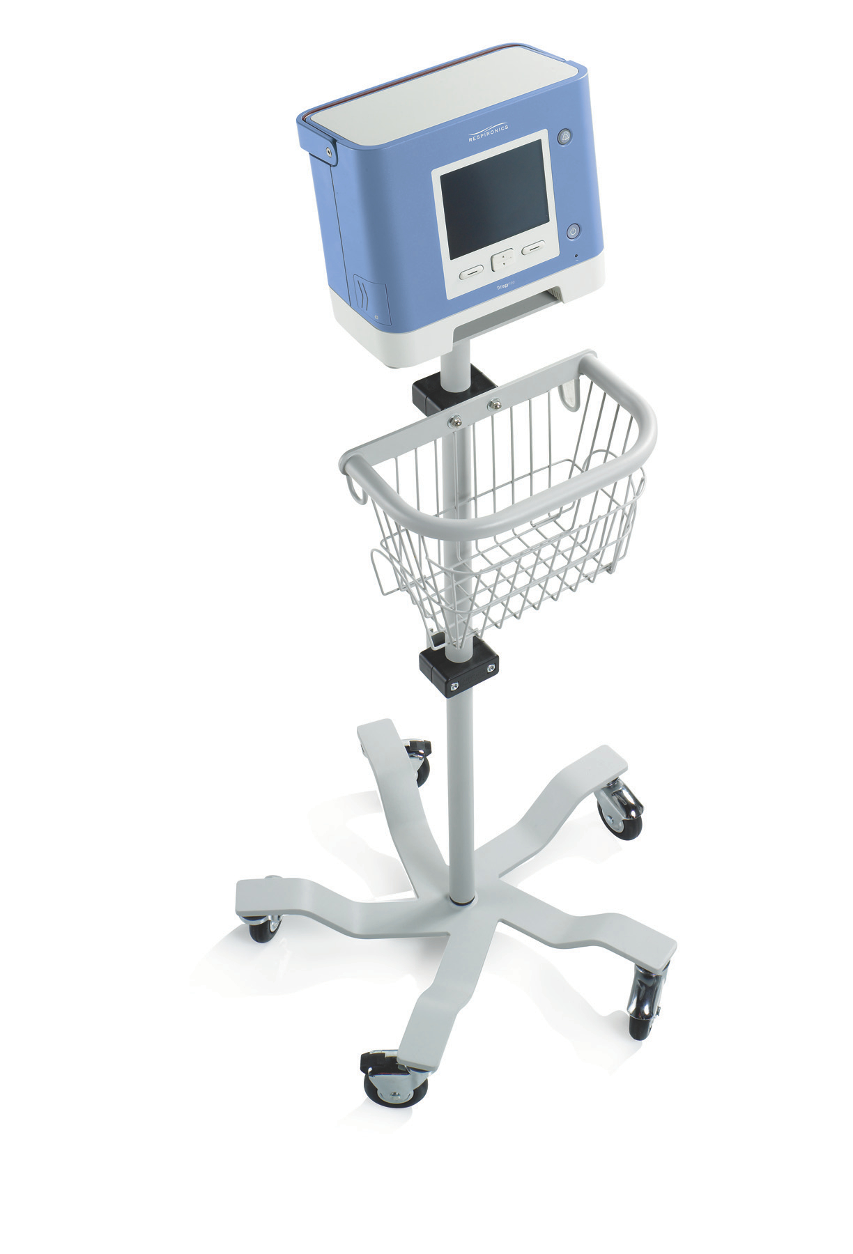 Photo of the Trilogy100 on a cart.